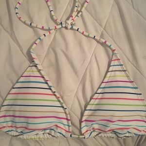 Striped Triangle bikini top Vineyard Vines